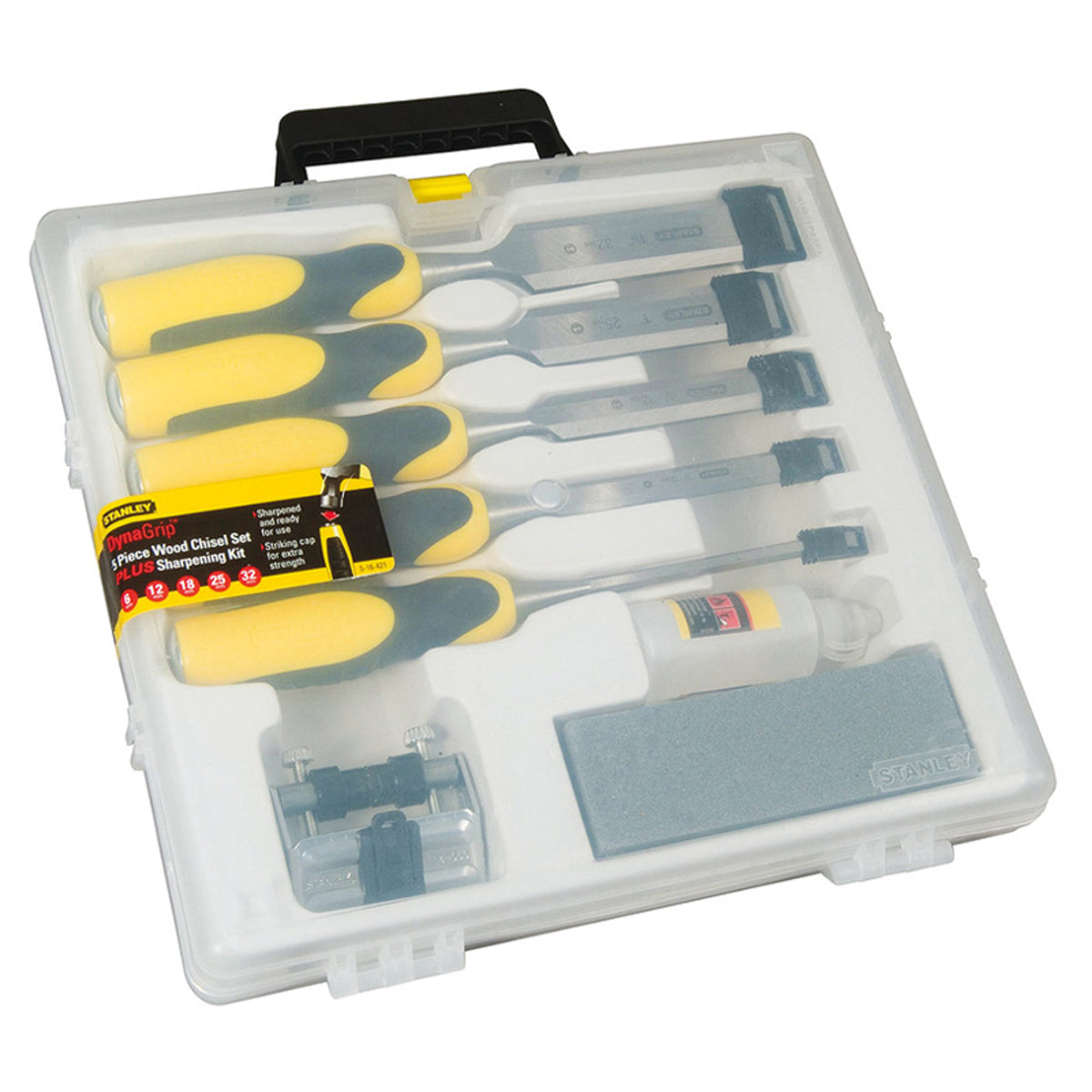 STANLEY DYNAGRIP WOOD CHISEL SET