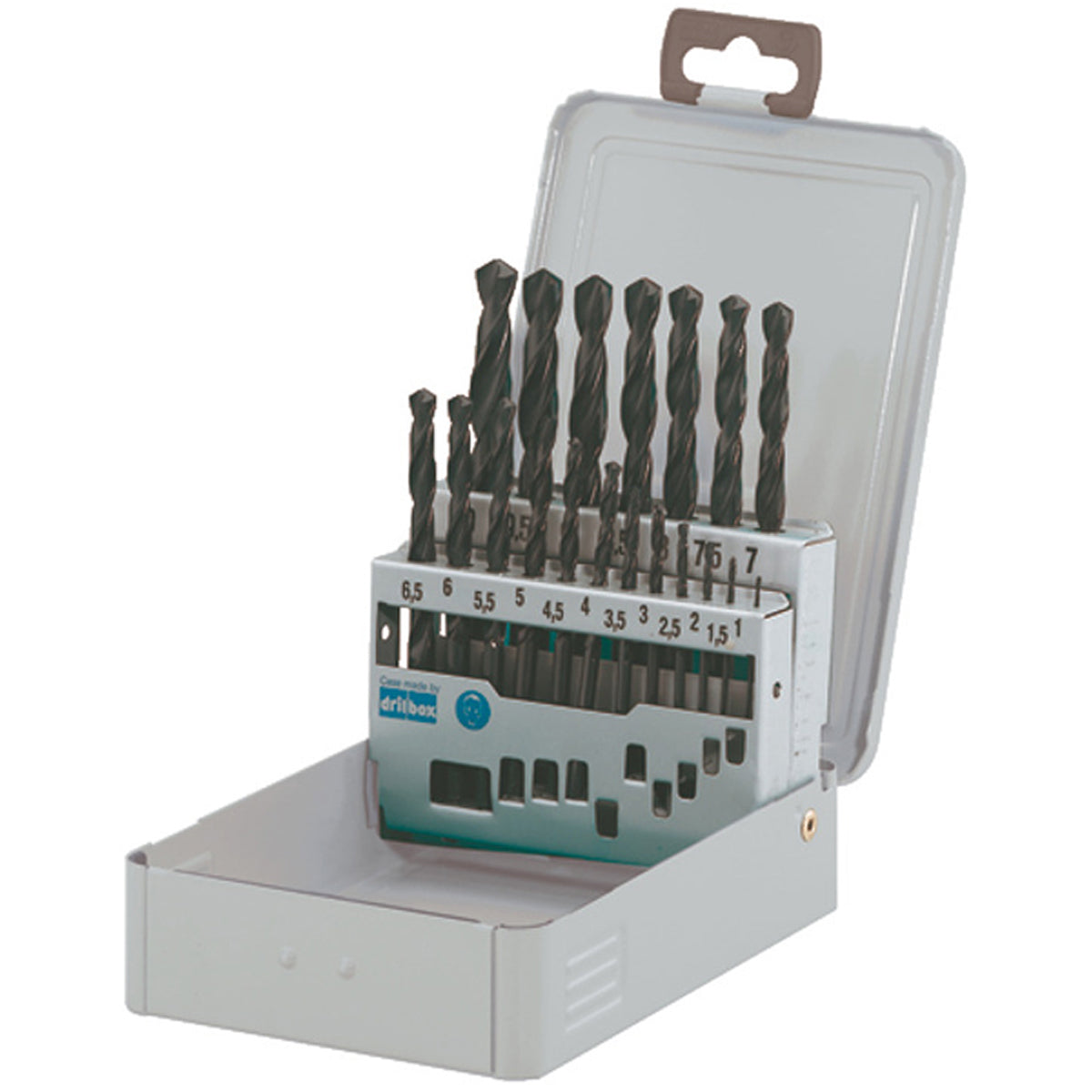 TWIST DRILL BIT SET 19PC ST/HS by HAFELE UK LTD