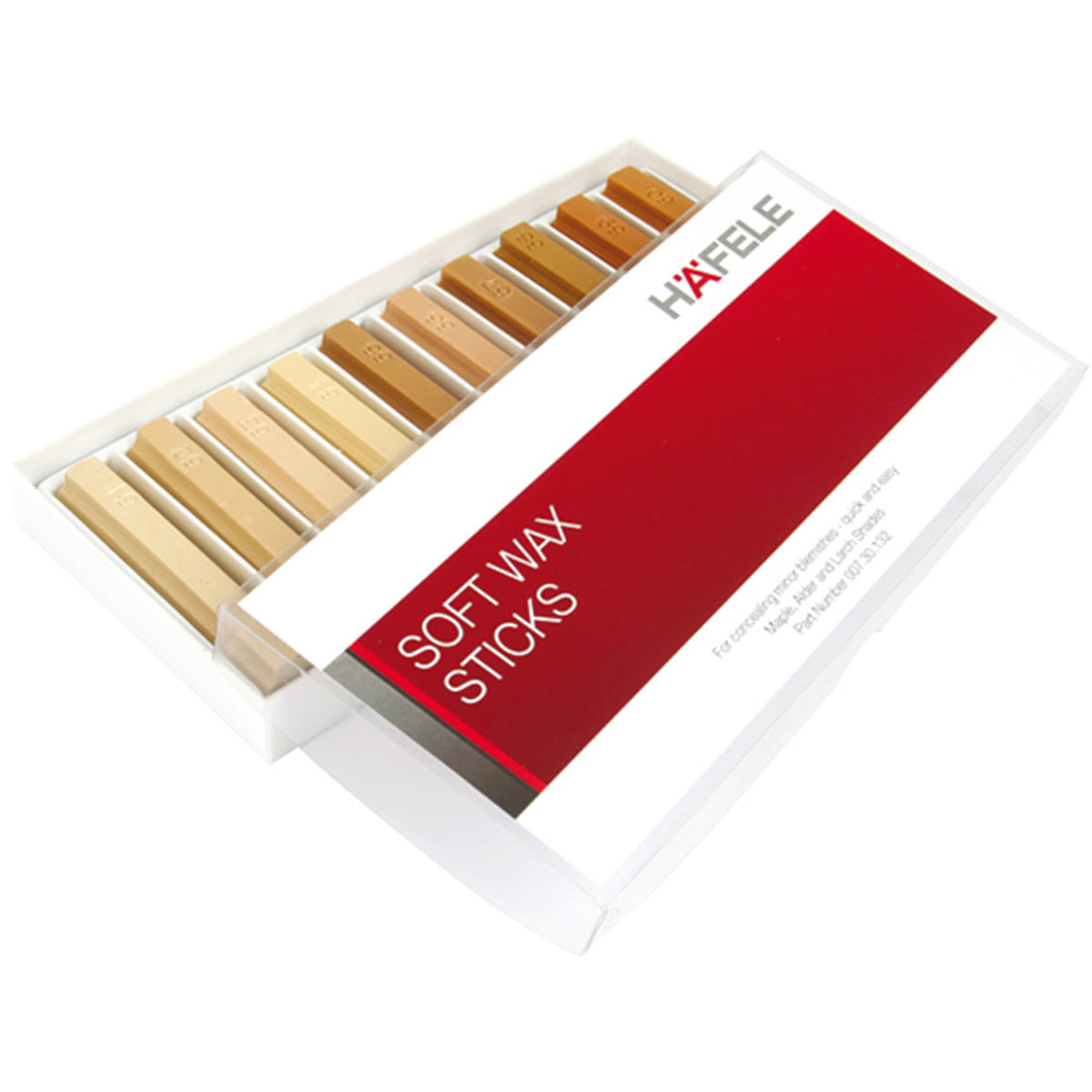 WAX SOFT STICKSx10 80 WHITE