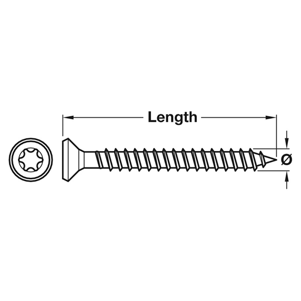 SPAX SCR FLAT CS T-S D5.0x60 BX100