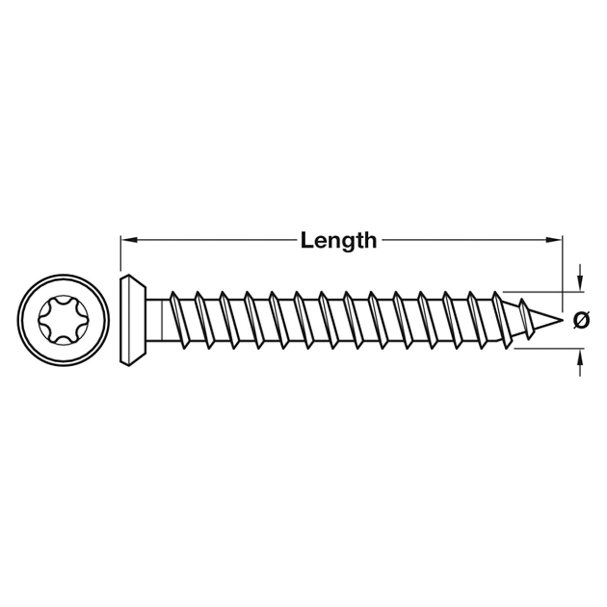 SPAX FRAME ANCHOR SCR D7.5x100 x100