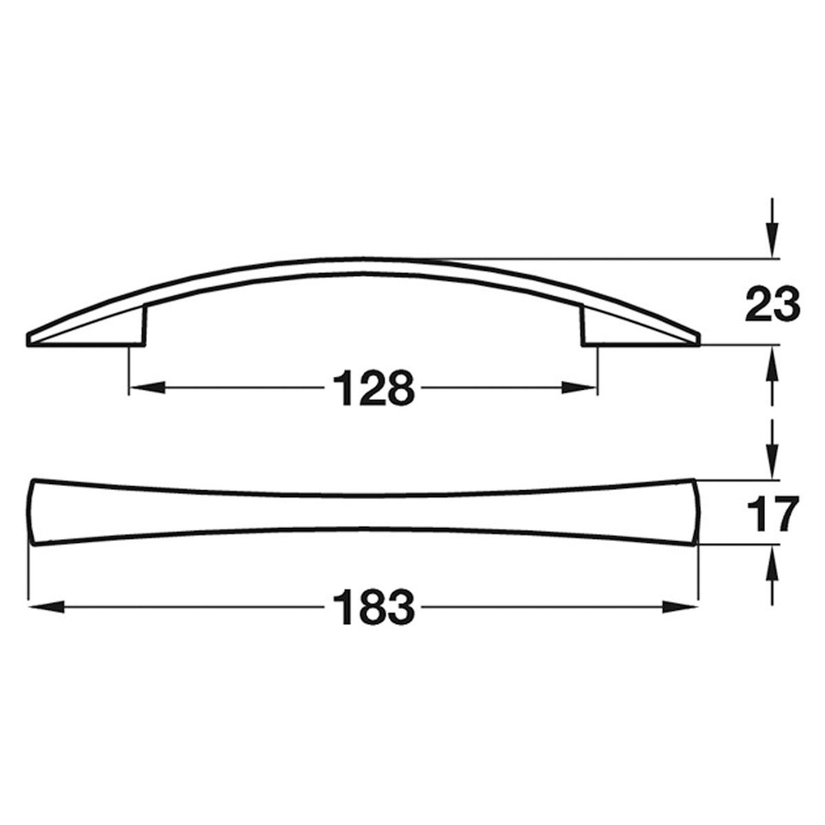 OCTAVIA L BOW HANDLE 128HC ZA/MNI