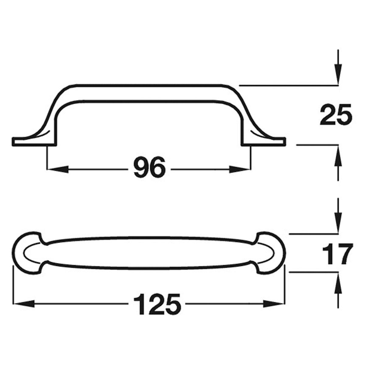 LOGAN D HANDLE 96HC ZA/SSE