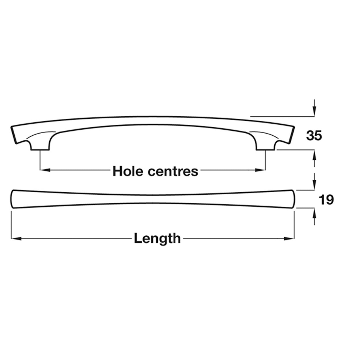 ARCO BOW HANDLE 128HC 185 ZA/SNI