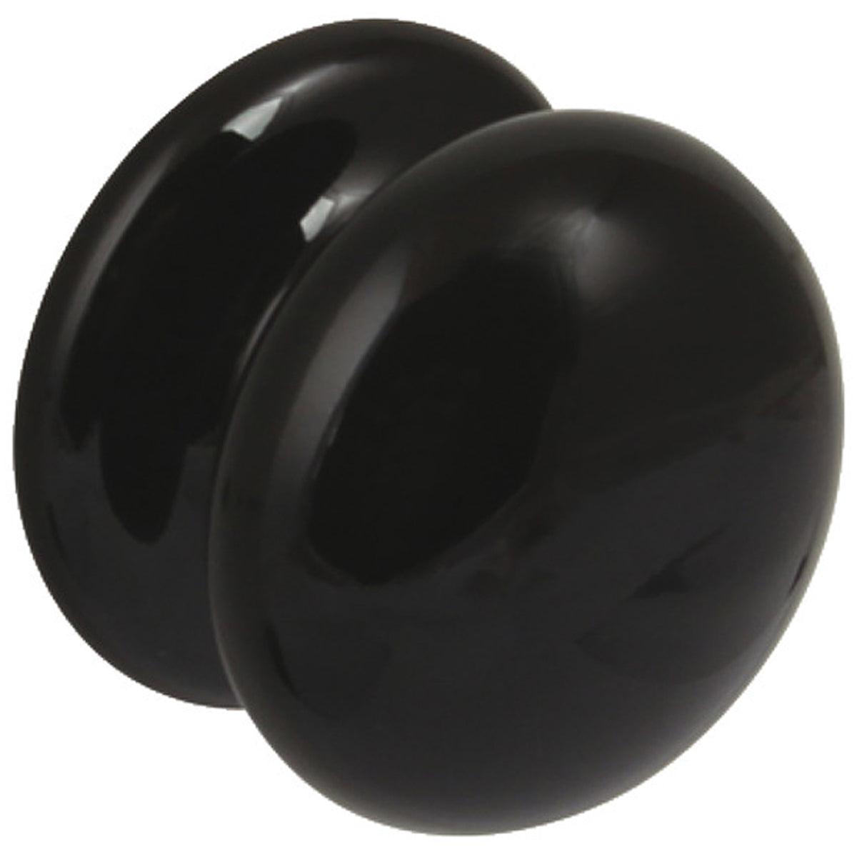 VICTORIA KNOB D38x30 CER/BLK