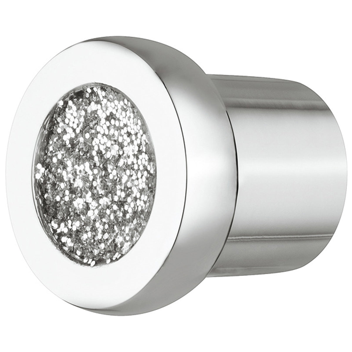 GLITTER RND KNOB D24x22 ZA/PC