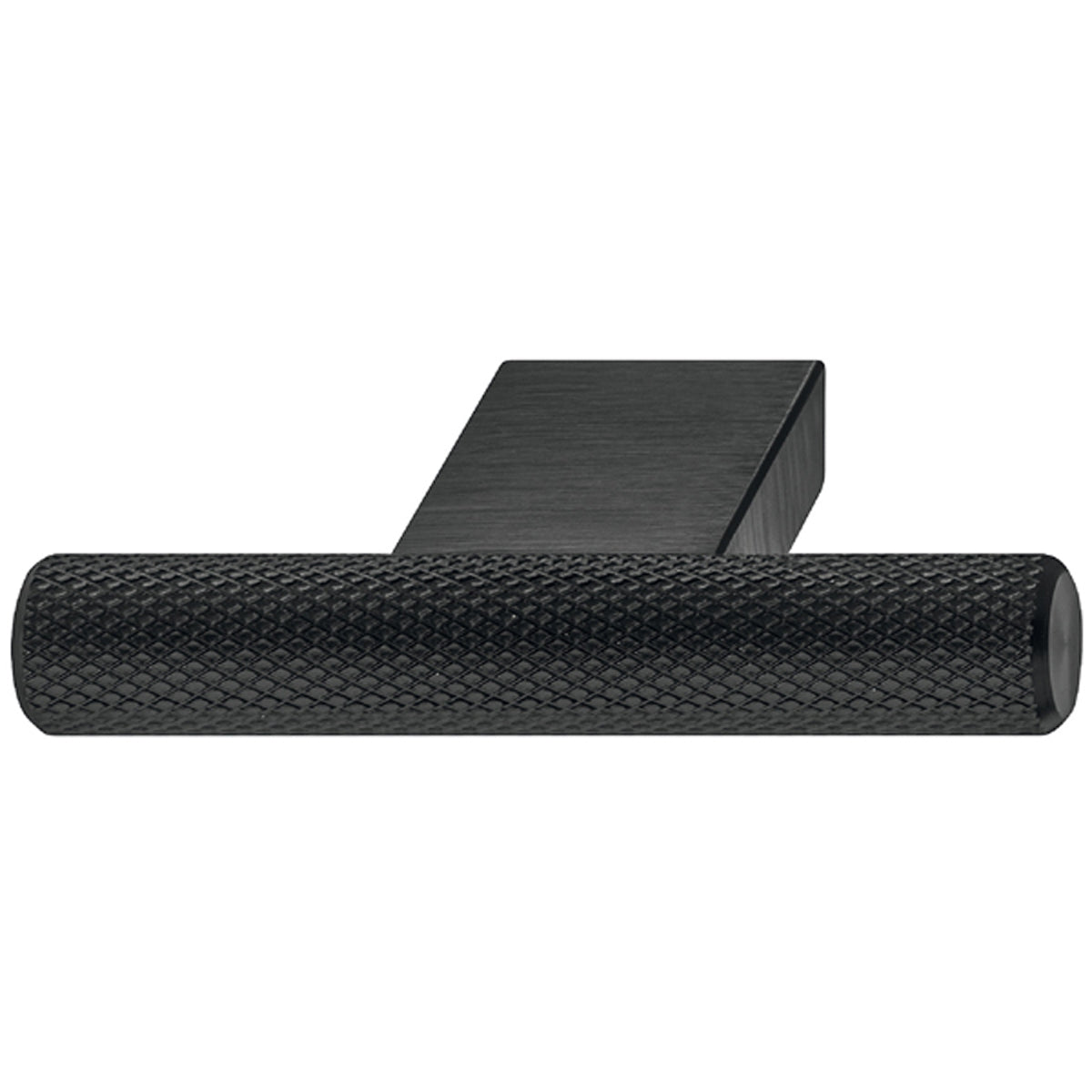 GRAF2 T KNOB D10x60x33 ALU/BLK by HAFELE UK LTD