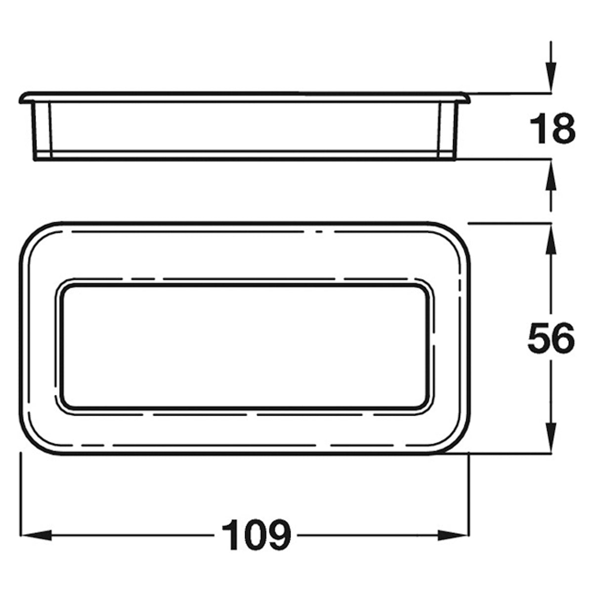 INSET HANDLE 109x56x18 ZA/MCP
