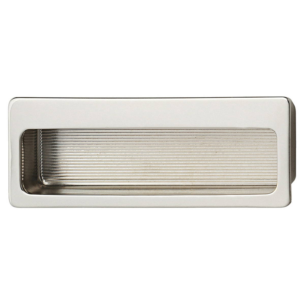 AROS INSET HANDLE 75x32x10 BRS/PNP
