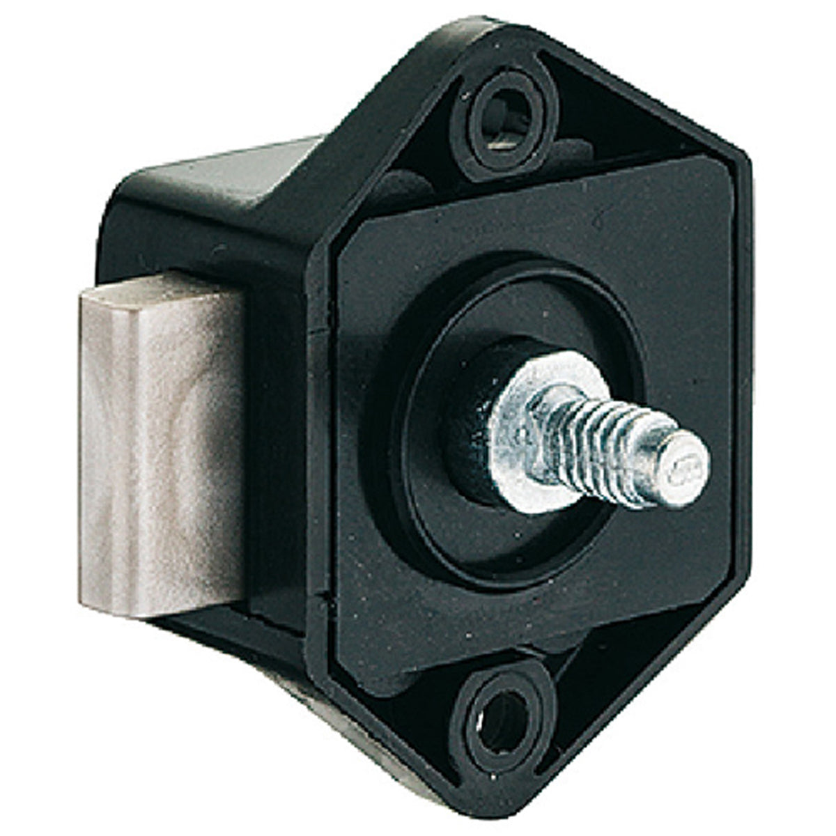 MINI PUSH-LOCK RIM LOCK BS15 BLK by HAFELE UK LTD