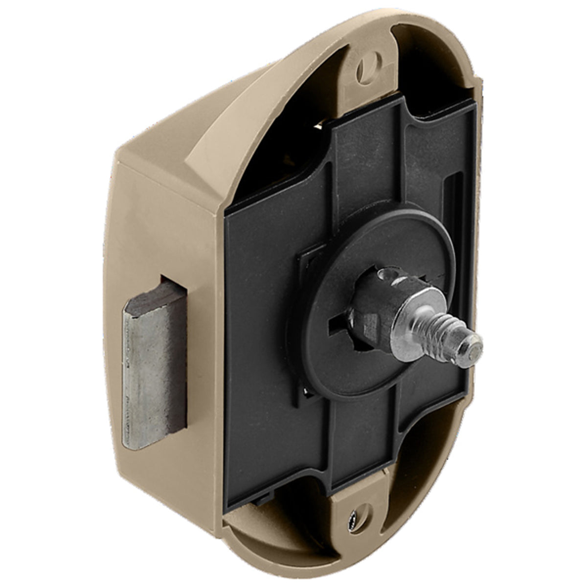 PUSH BUTTON LOCK BS25 BRN