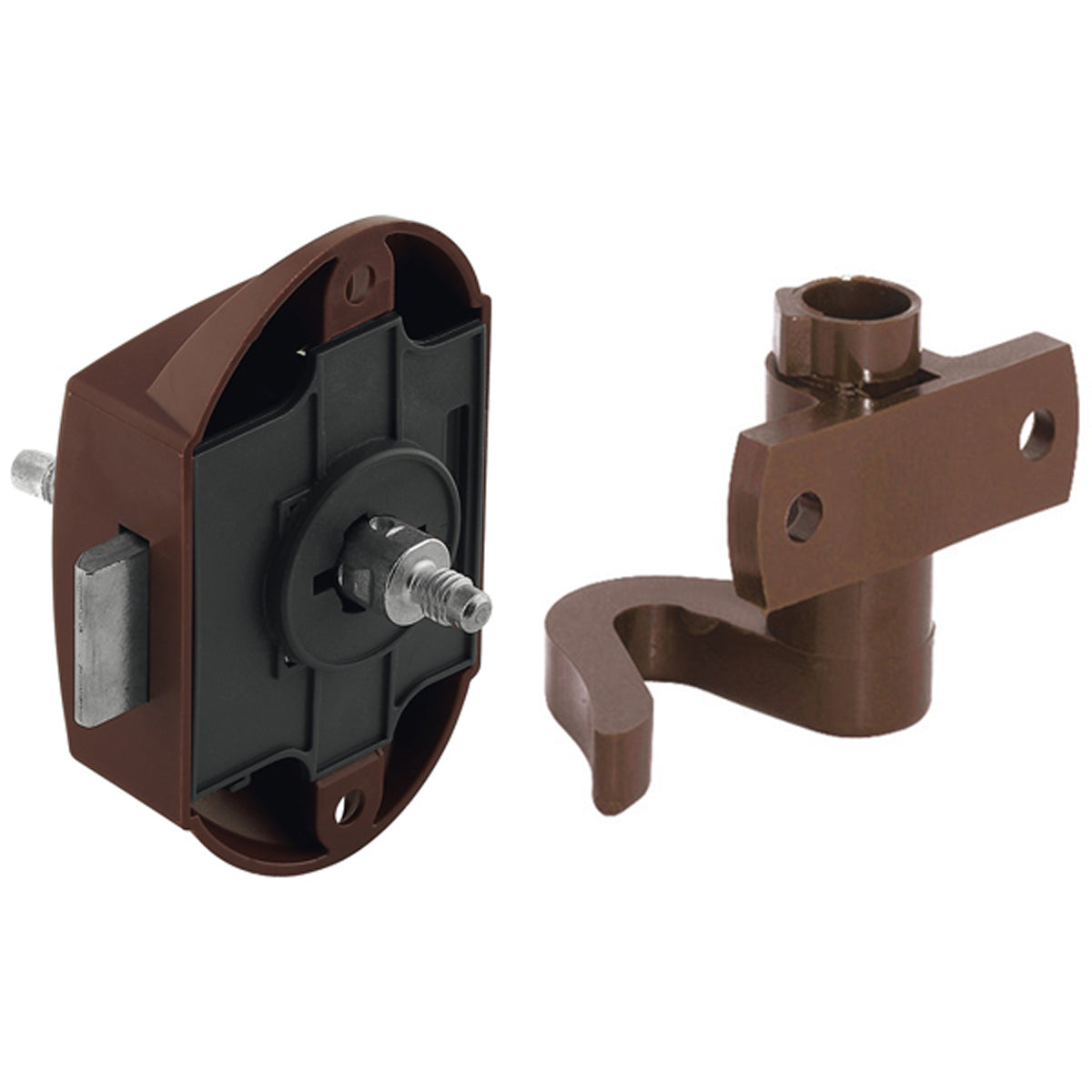 PUSH BUTTON LOCK ESPAG BS25 1SD BRN