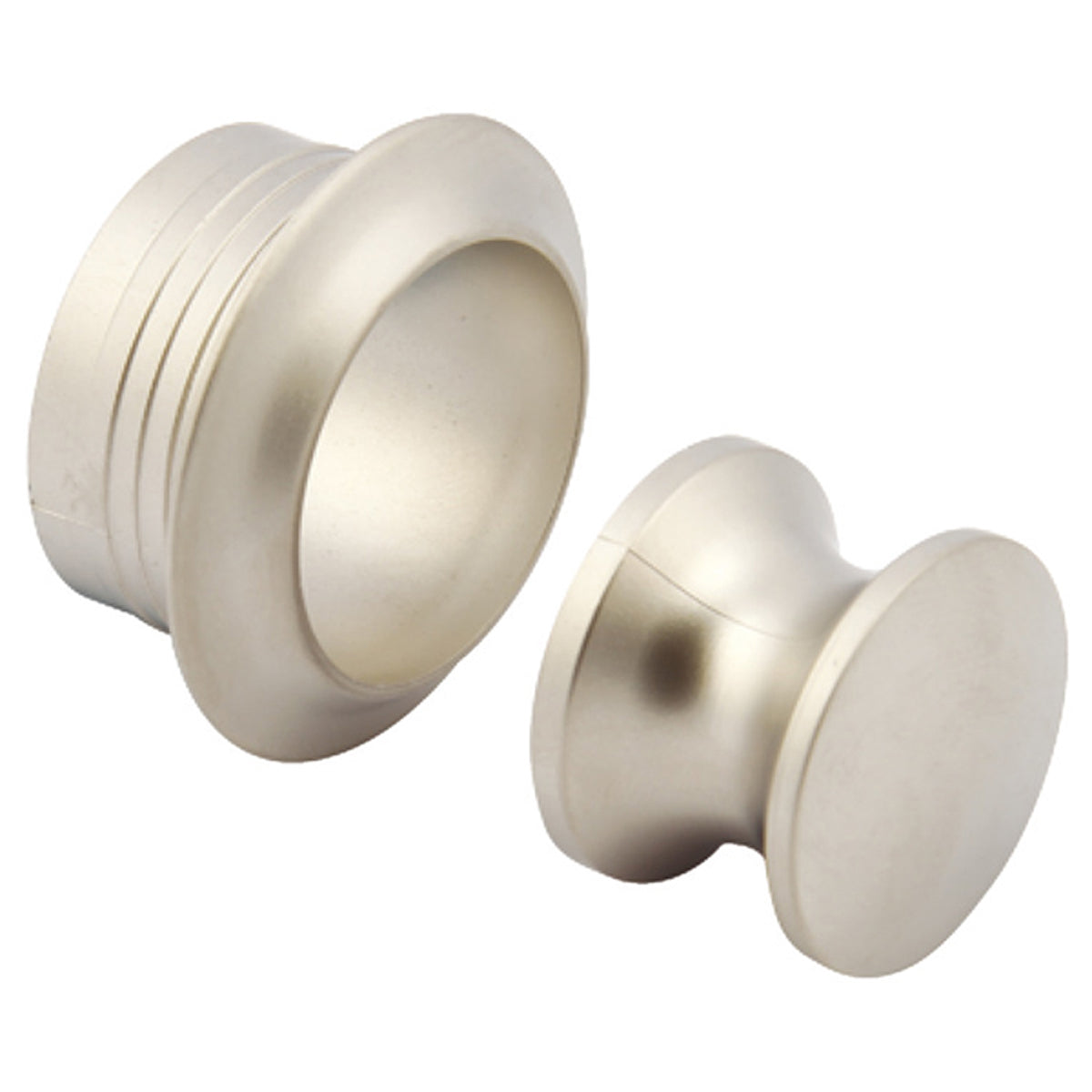 PUSH LOCK KNOB+ROSETTE D34x17 PCP
