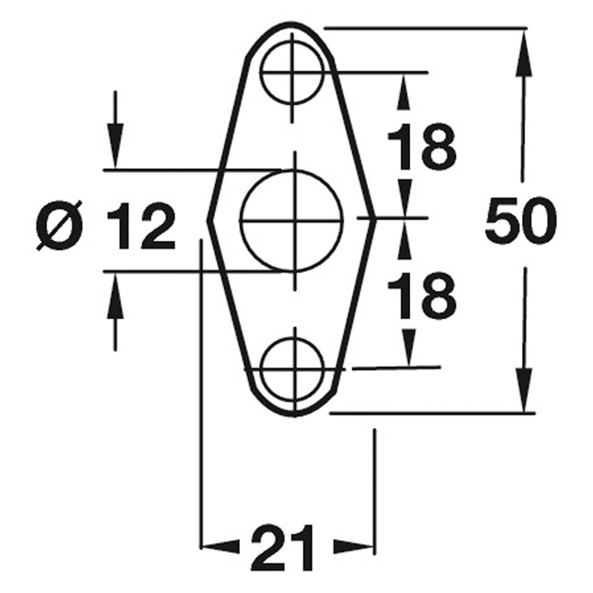 BUDGET LOCK ESCUTCHEON ST/BZP