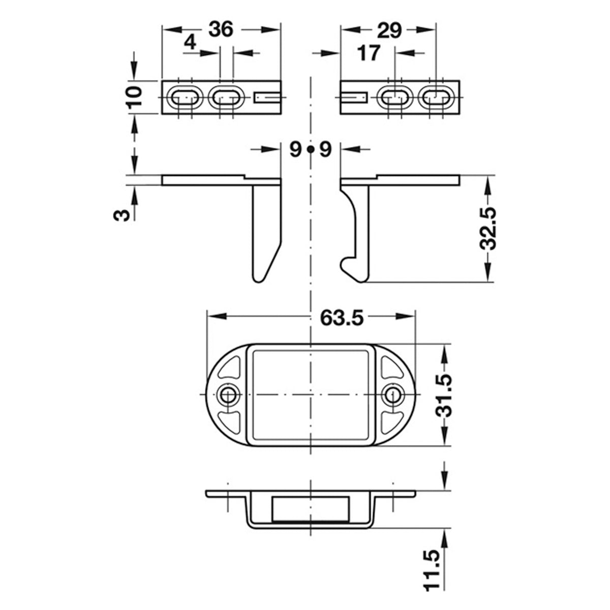 AUTOMATIC DOOR CATCH ZA/NP