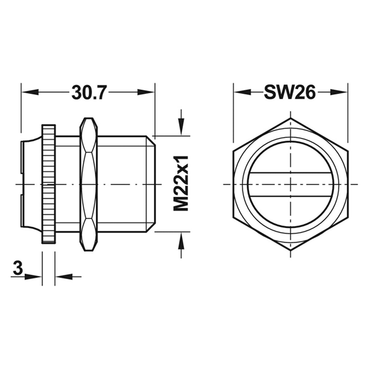 MAGNETIC CATCH FIXED 10KG MET/MET