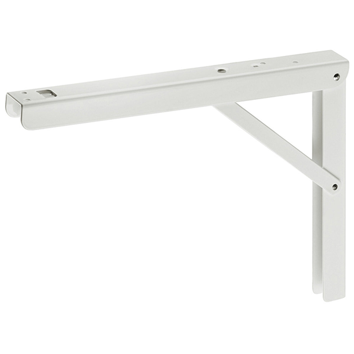 HING BKT ADJ 200KG 30x200x300 ST/WH