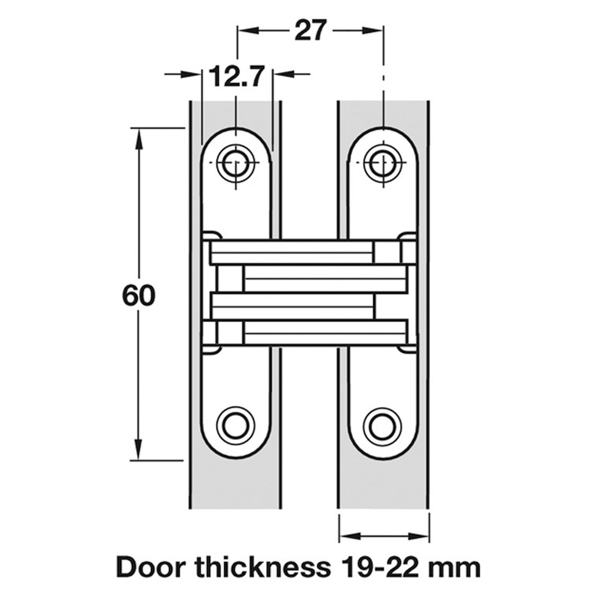 SOSS HINGE 205 180deg 19-22 ZA/NP