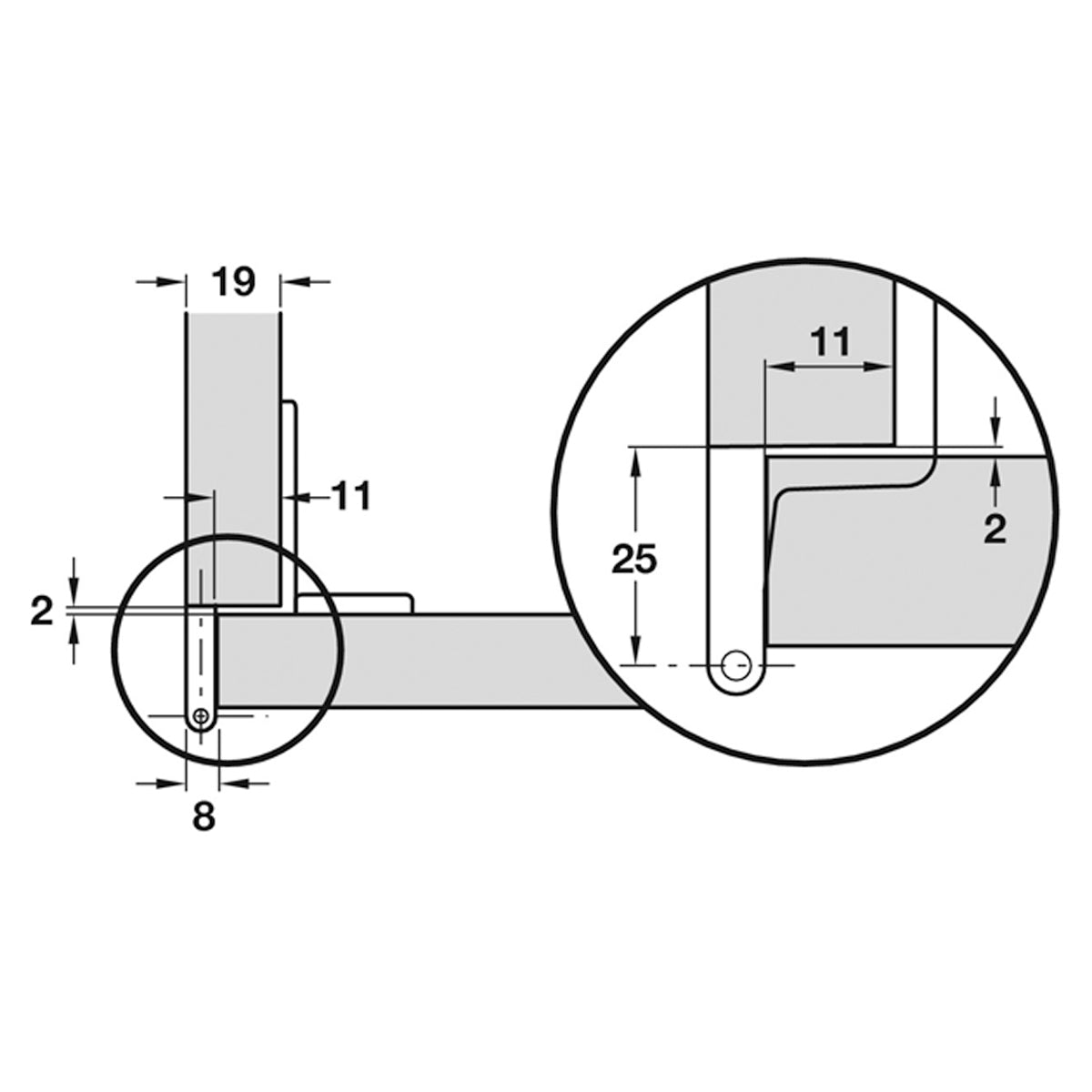 AXIMAT PIVOT HINGE CUP QUICK