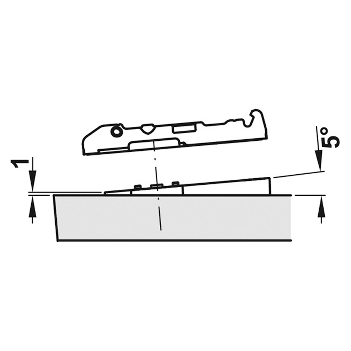 HINGE WEDGE +5deg ZA/NP