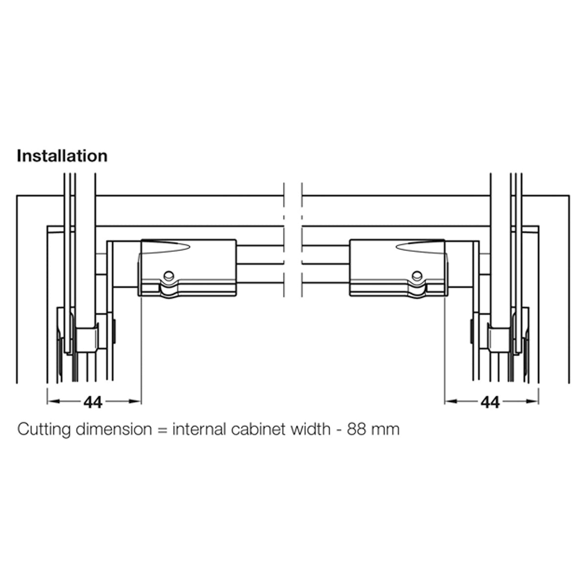 CROSS RAIL 1200 AA/SLV