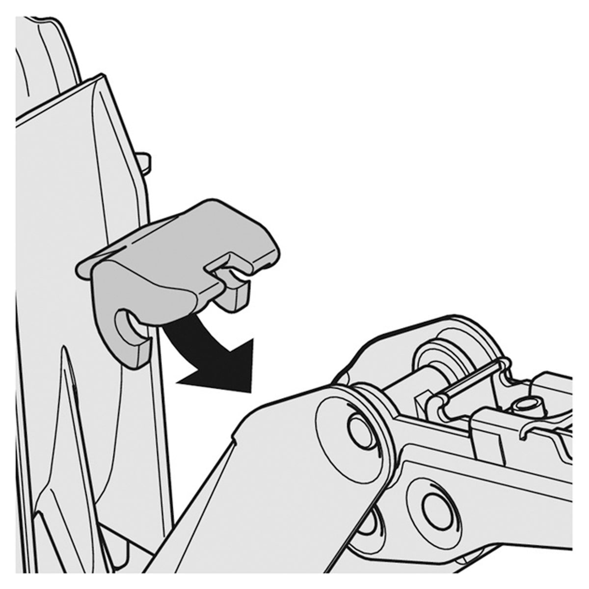 FLAP STAY ANGLE RESTRAINT 90-107deg