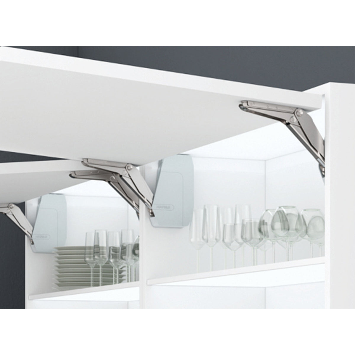 FREE FLAP STAY 3.15 MODEL E WHI SET