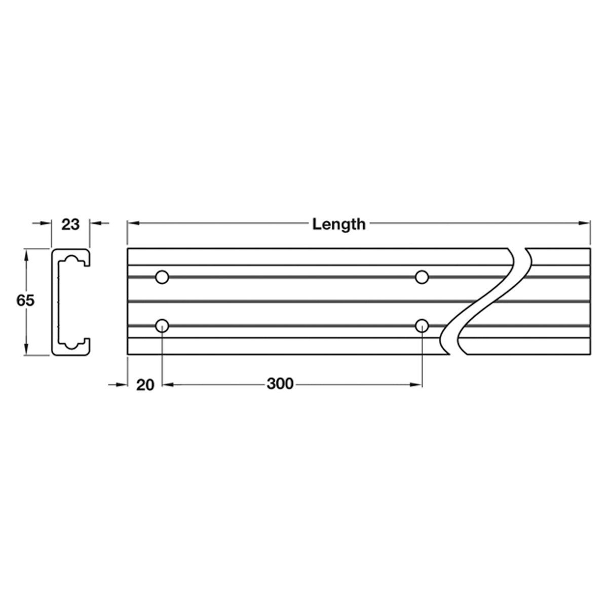 ACCURIDE0116 TRACK 2400 ALU