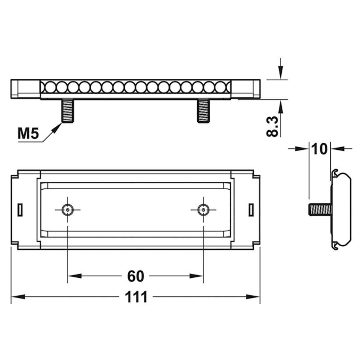 ACCURIDE0115RC BALL CARRIAGE STST