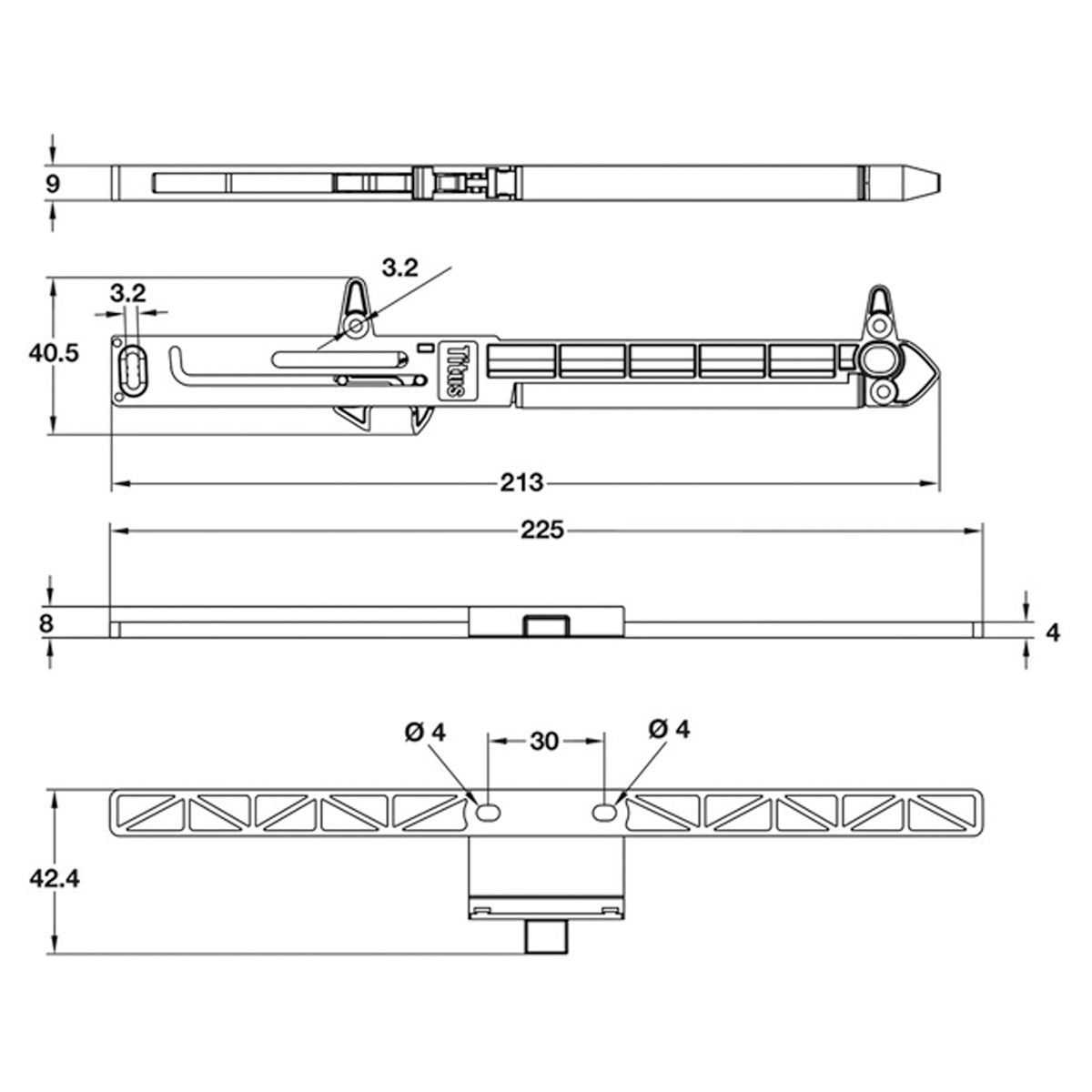 SOFT CLOSE MECH SET METAL DRAW