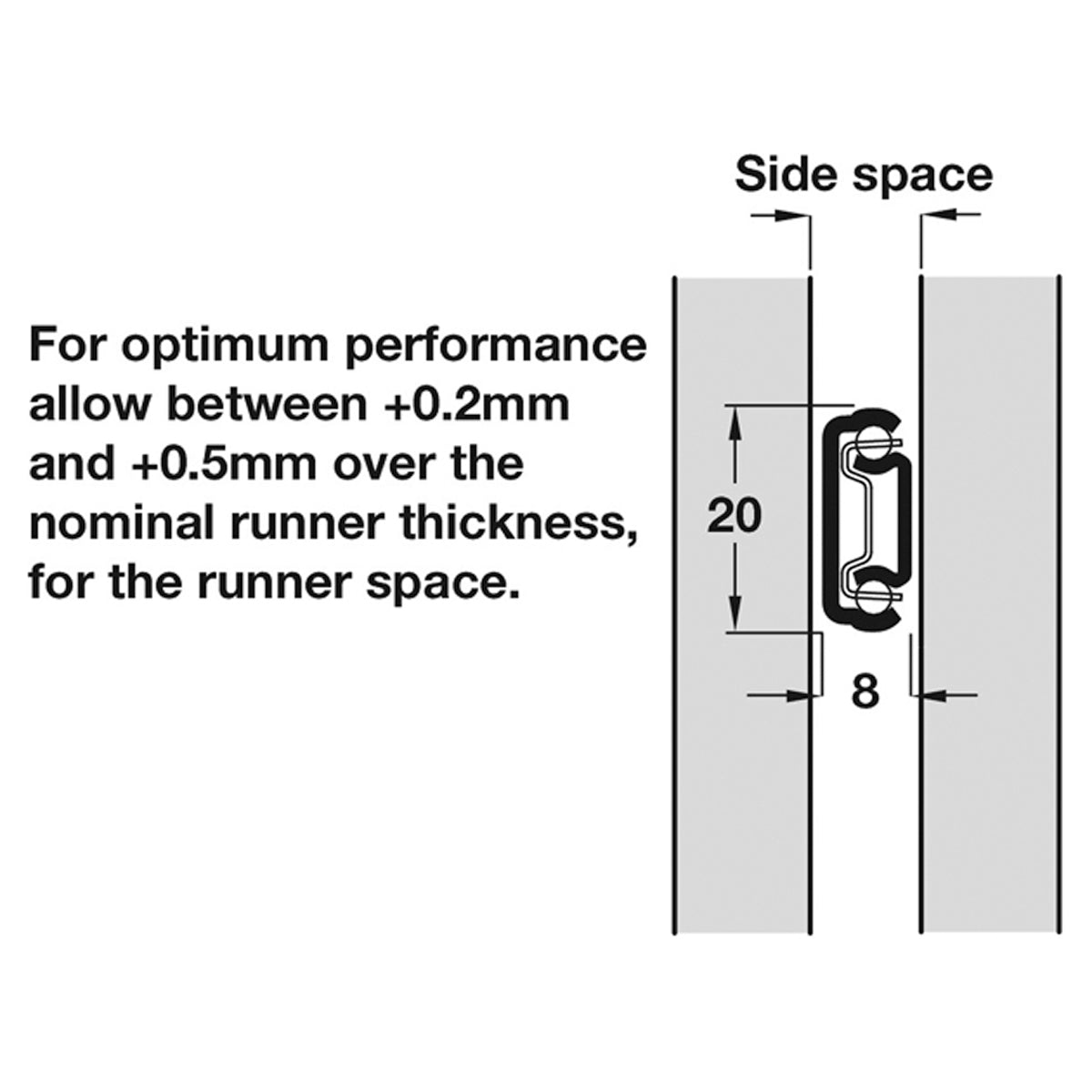 ACCURIDE2421 DRAW RUN SE 15KG 250