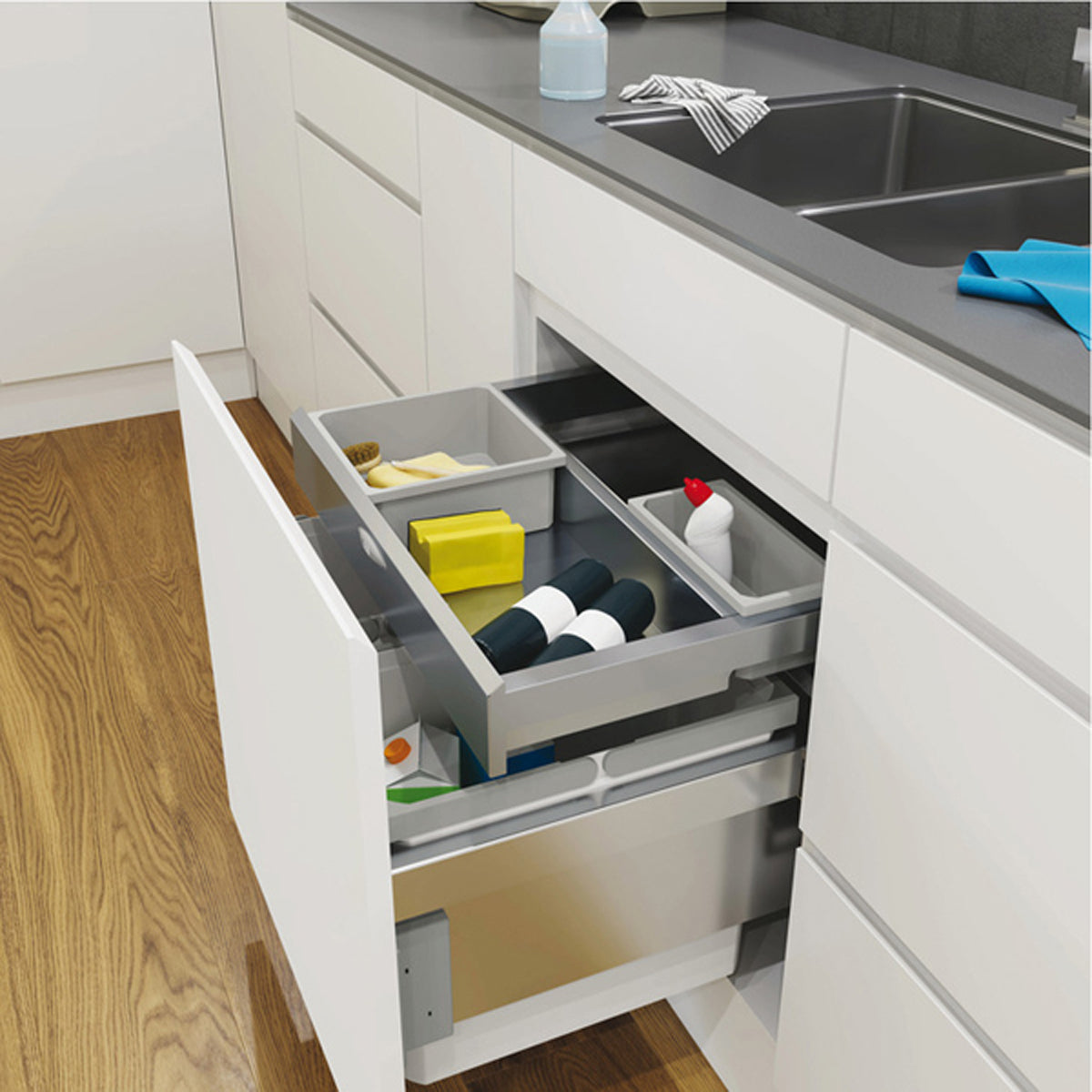VS ENVI DRAWER BIN 500 LGY