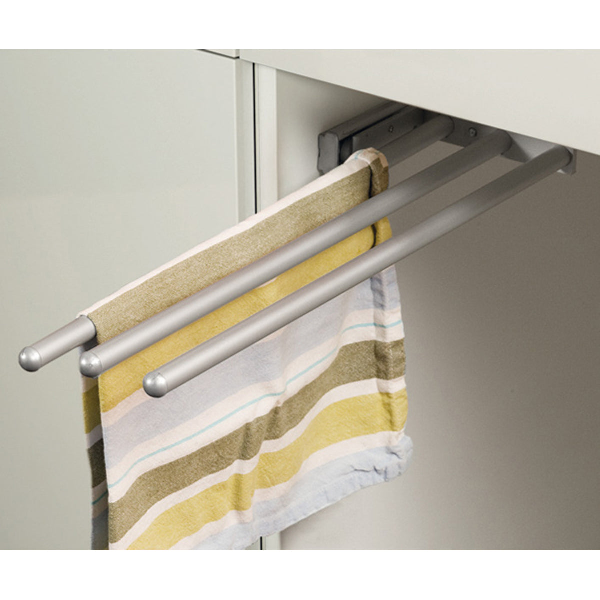 TOWEL RAIL 3ARM 465 ALU/SLV