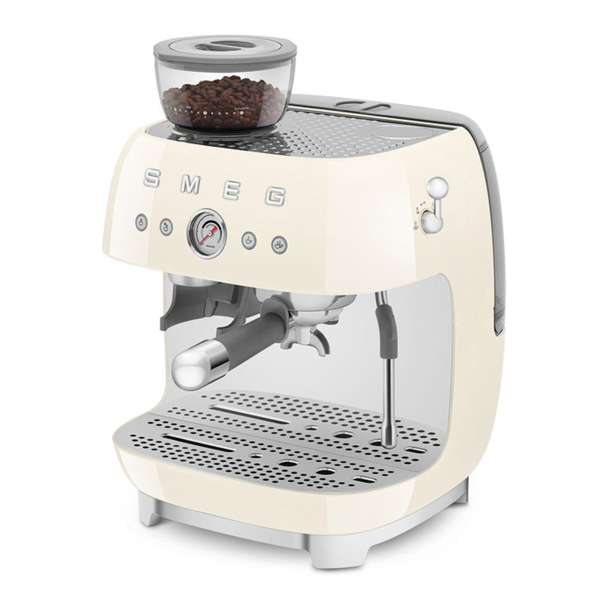 SMEG EGF03 50's ESPRESSO MACHINE+GRINDER CREAM