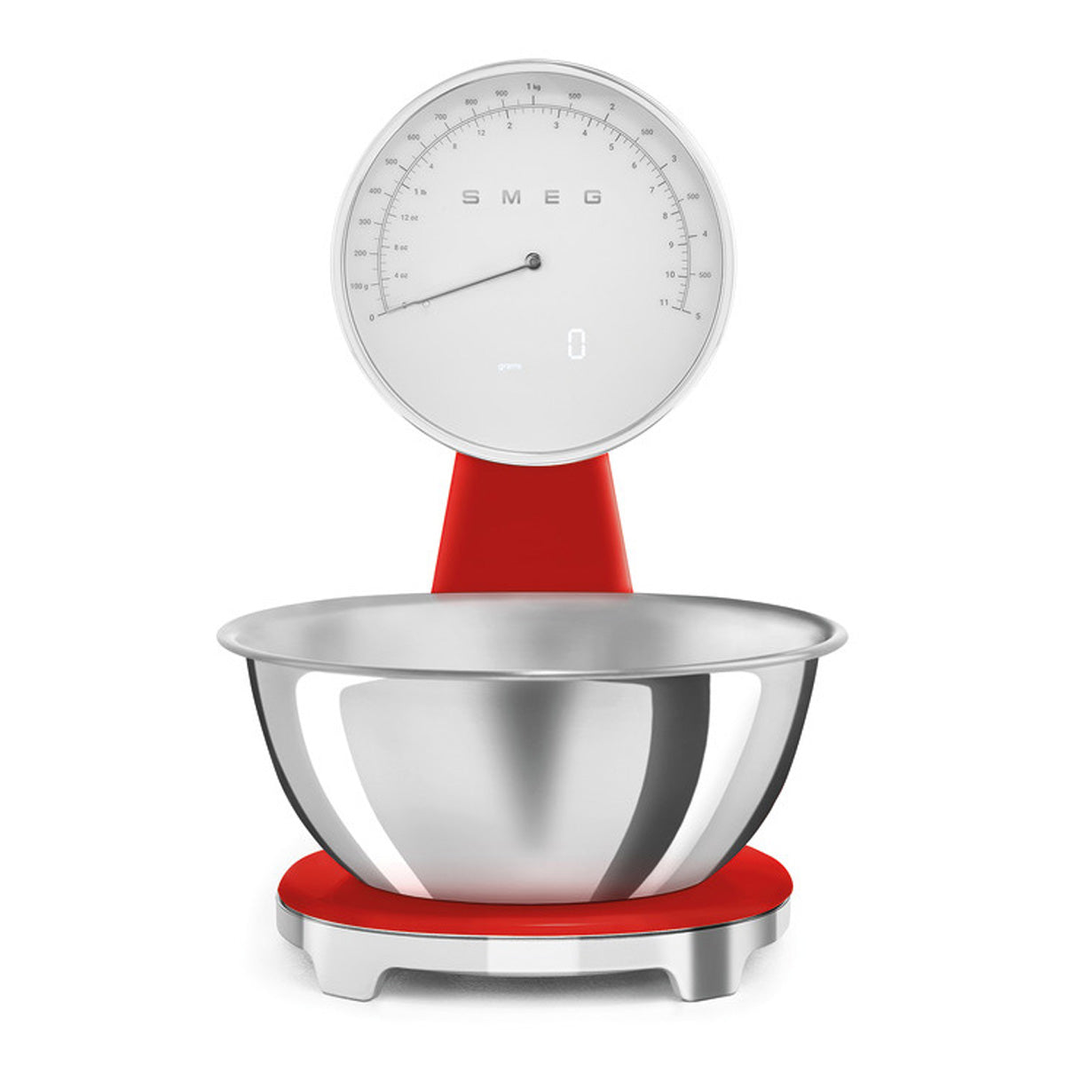 SMEG KSF01 50's KITCHEN SCALES RED