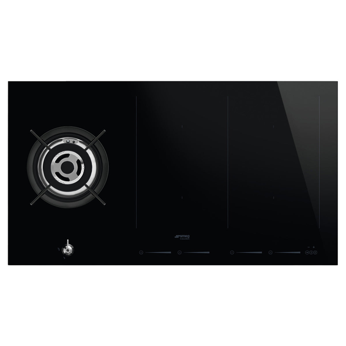 SMEG CLS HOB MIXED 900 BLK by HAFELE UK LTD