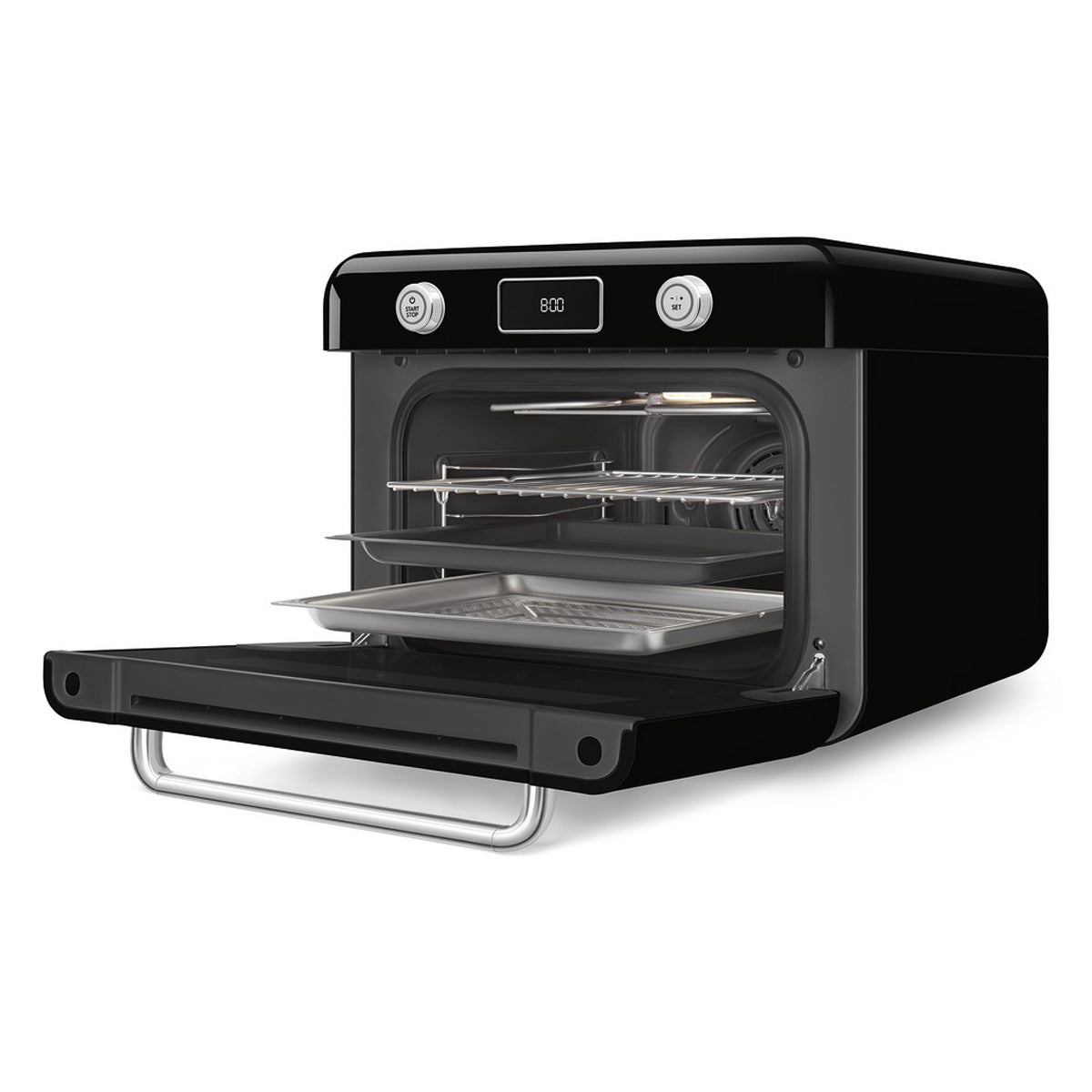 SMEG COF01 50's 10-IN-1 STEAM OVEN 30L BLACK