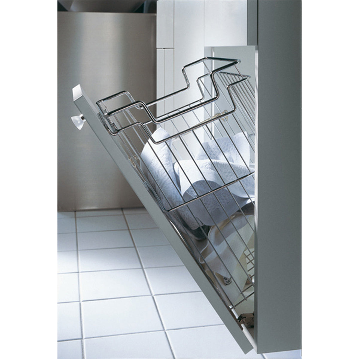 LAUNDRY BASKET 235x420x260 ST/CP