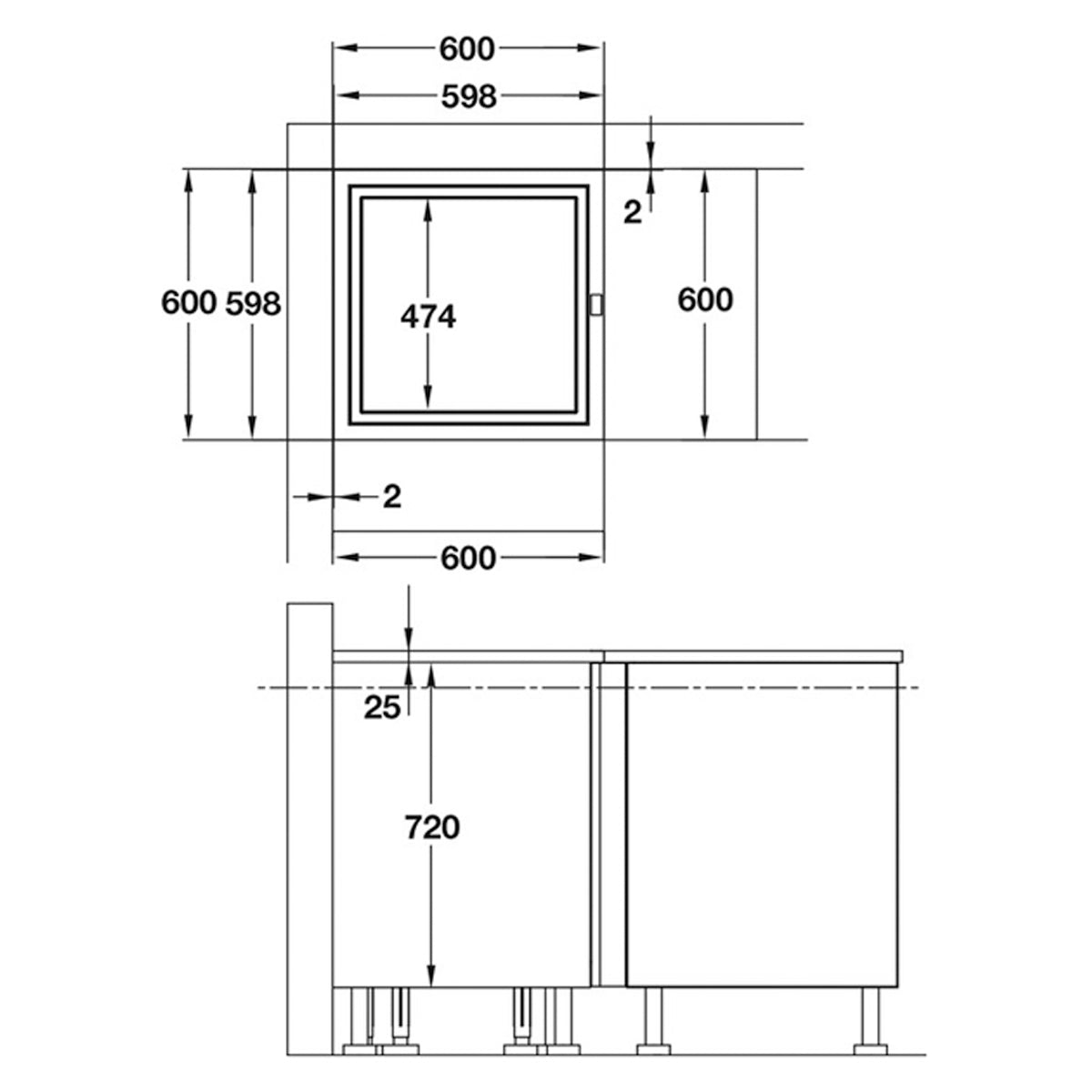 NINKA QANTO VERTICAL 3TRAY DGY