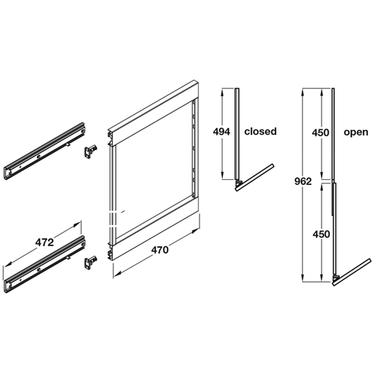 VAUTH DSA PULL STORAGE 600 ST/SLV