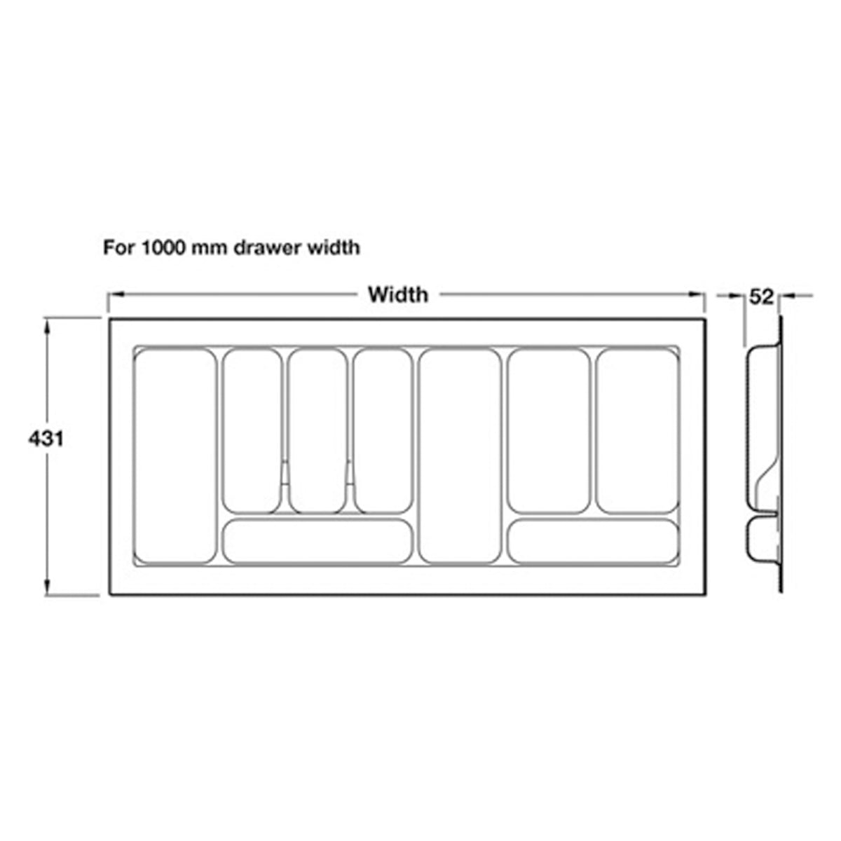 MATRIX A CUTLERY INS 431x1000 SGY