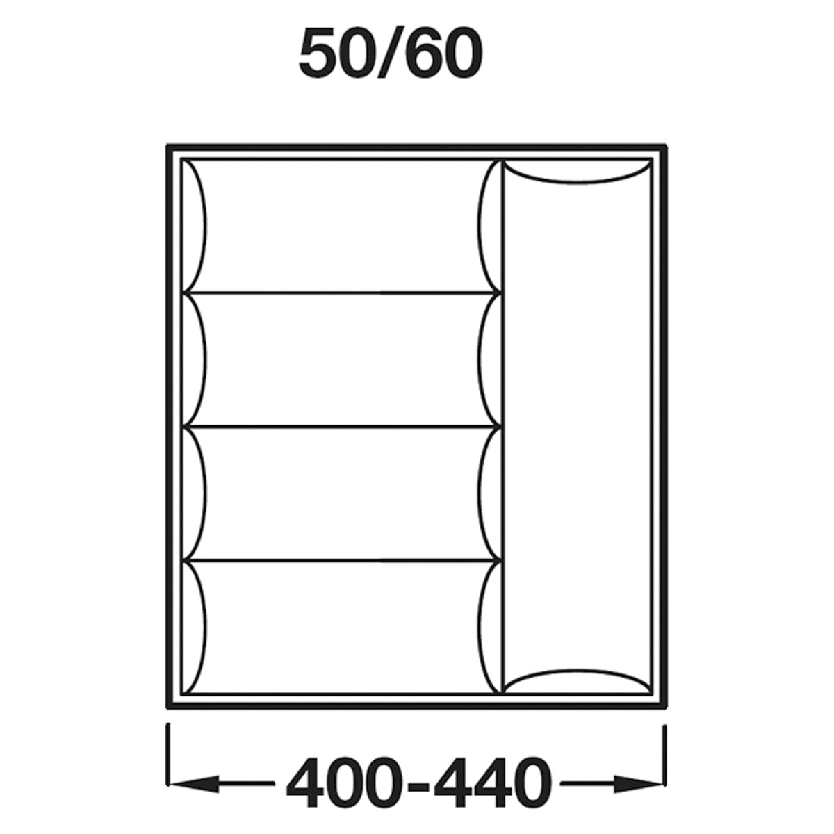 CUTLEY INSERT 50/60 440-490 PL/SIL