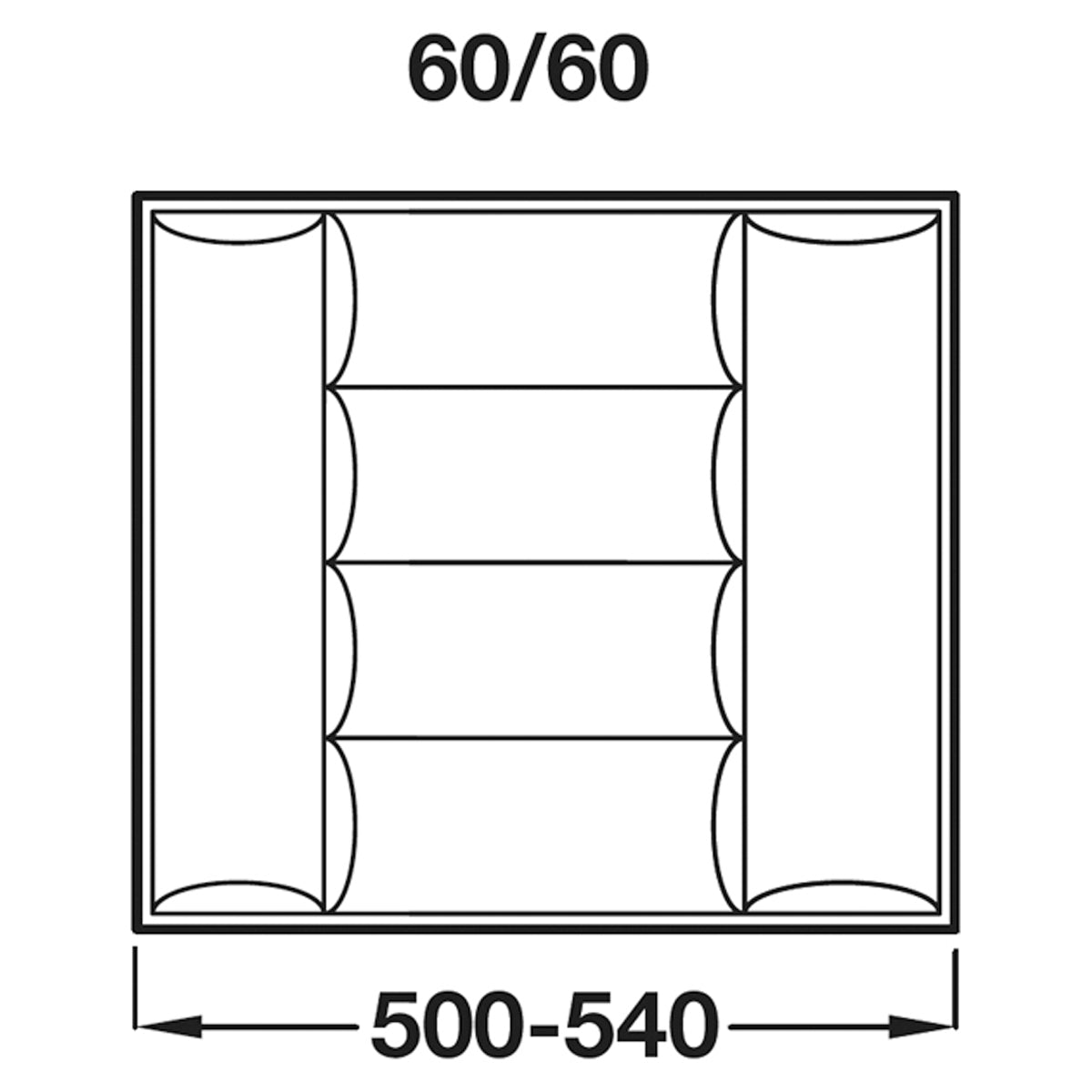CUTLEY INSERT 60/60 440-490 PL/SIL
