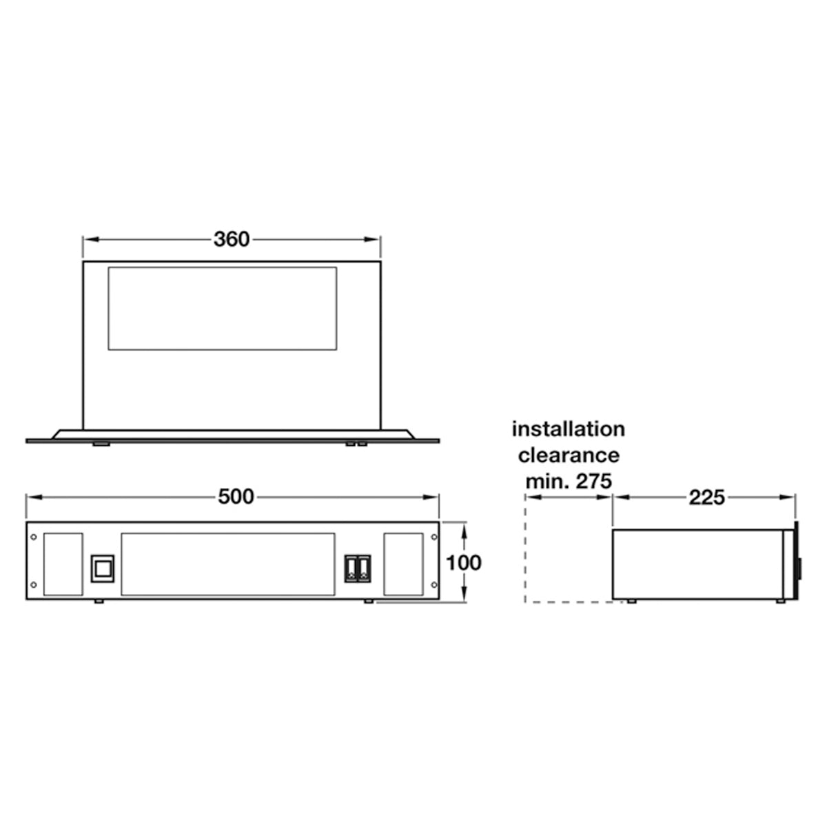 PLINTH HEATER 240V/2KW STST