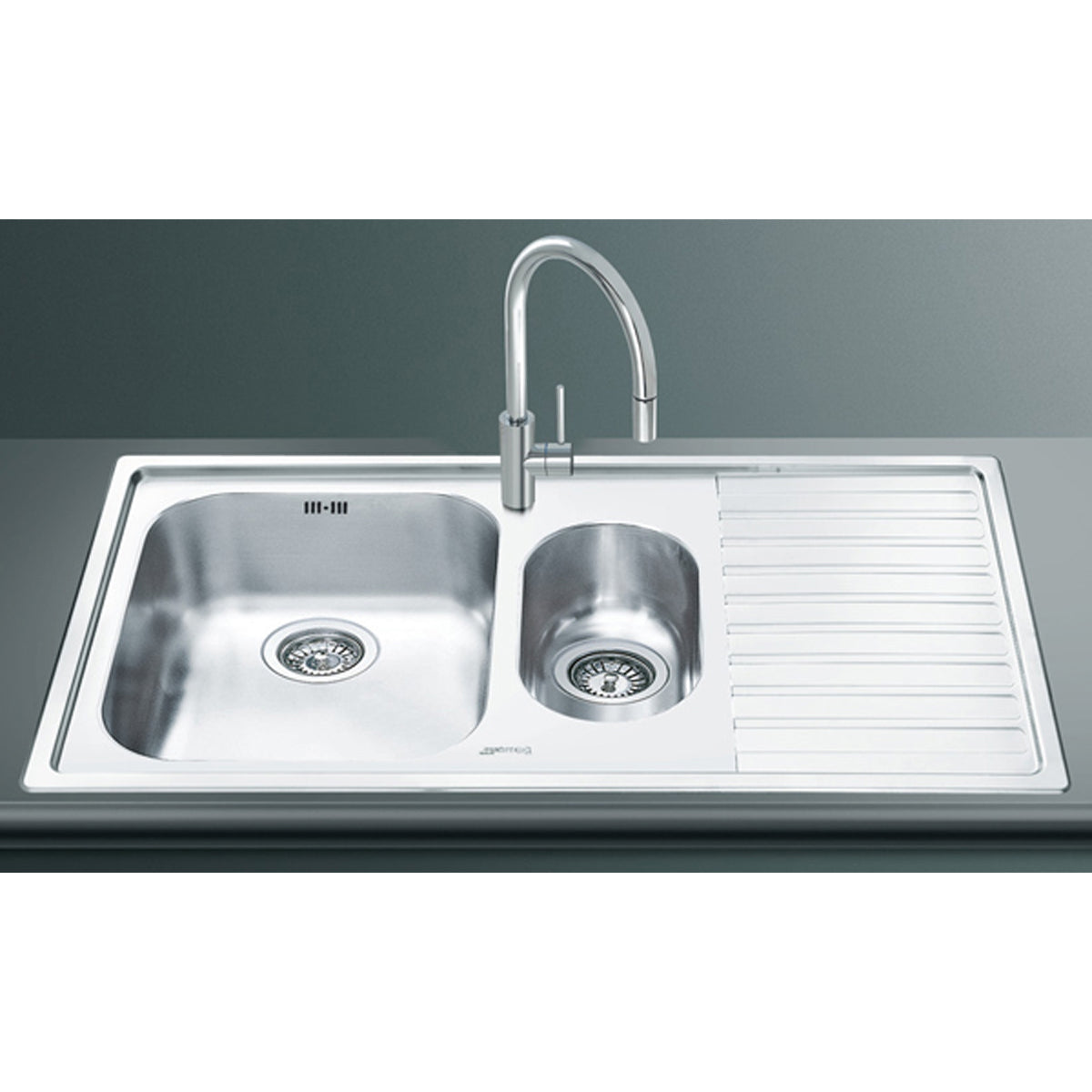 SMEG ALBA LL102 1.5 SINK RH BSS