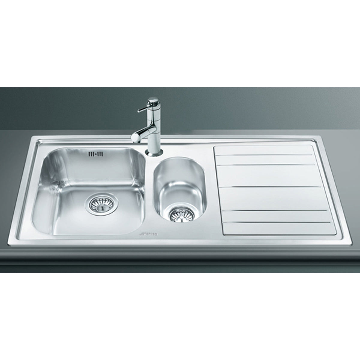 SMEG RIGAE LE102-2 1.5 SINK RH BSS