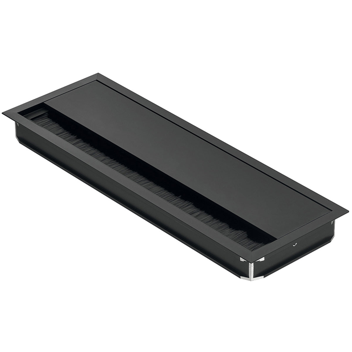 CABLE OUTLET RCT 240x120x25 ALU/BLK by HAFELE UK LTD