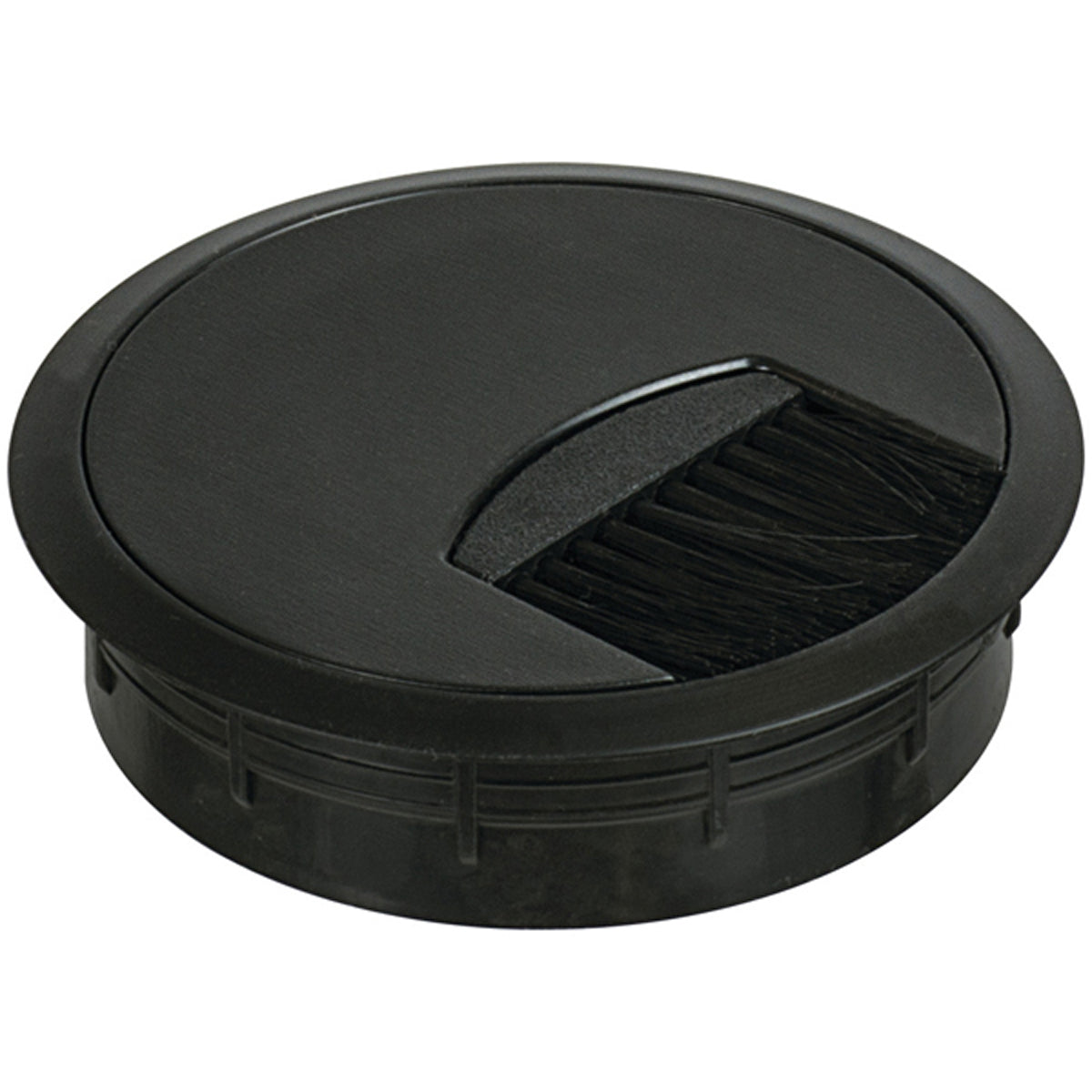 CABLE OUTLET BRUSH 2P D80 PL/BLACK