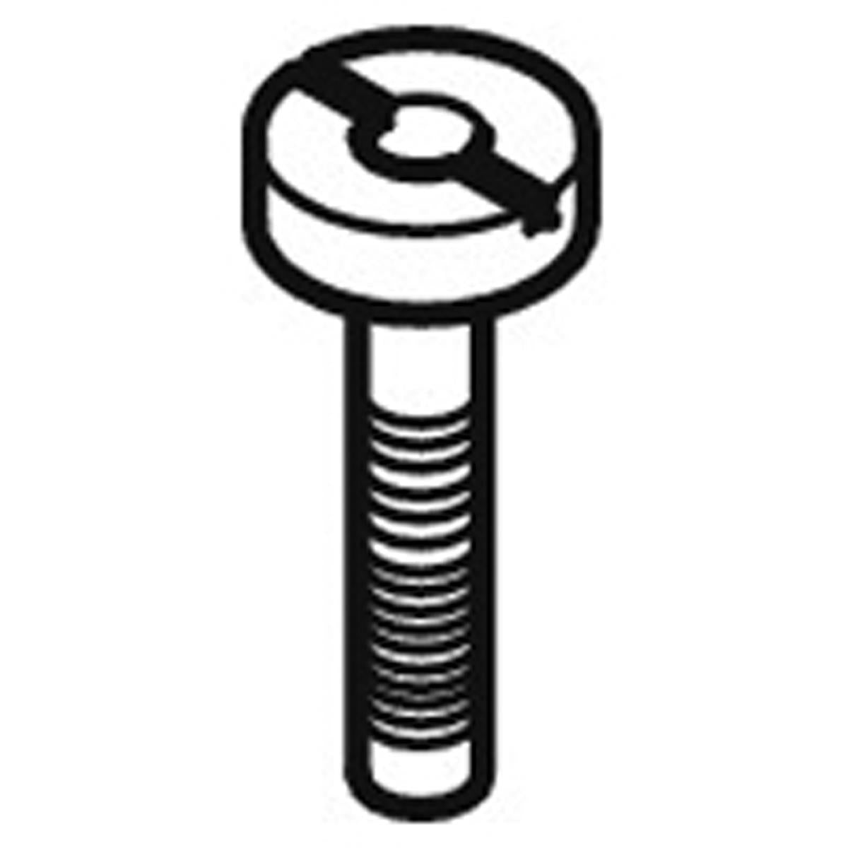 PLINTH TOP SCREW M10x33 GLV x100 by HAFELE UK LTD