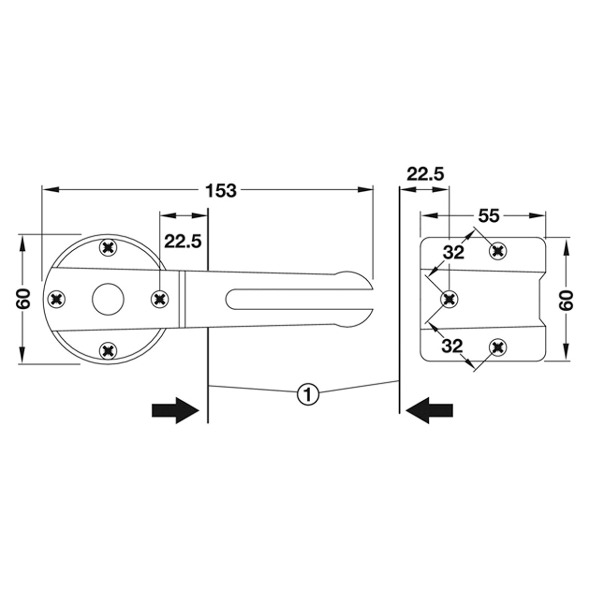 TABLE CONNECTOR ST/GLV